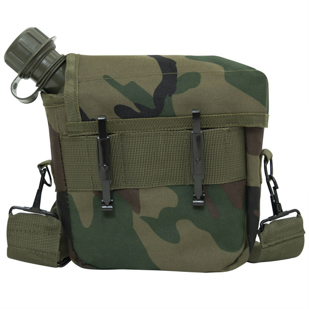 product variation ROTHCO Woodland Camo Bladder Canteen Cover (1262) image