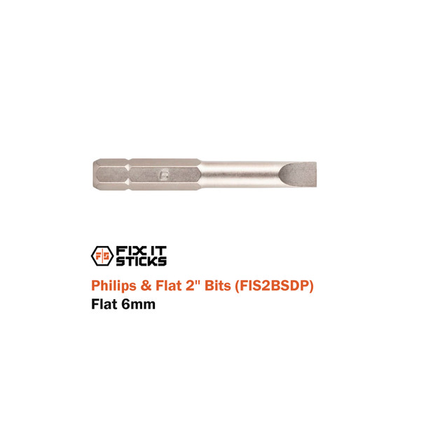 product variation FIX IT STICKS Set of Six 2in Philips & Flat Bits (FIS2BSDP) image