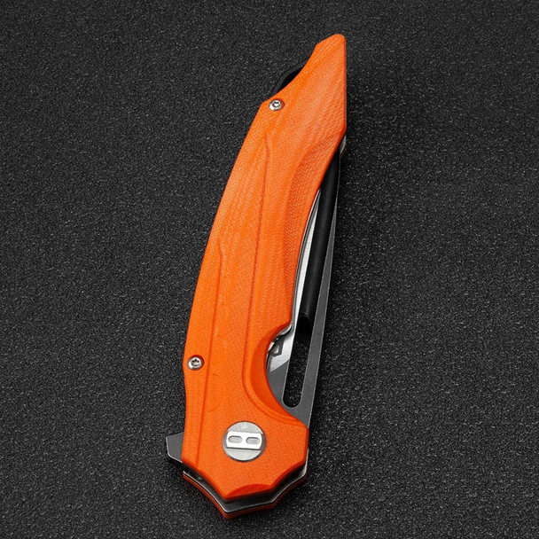 product variation Orange G10 Handle / Black PVD + Satin D2 Blade image