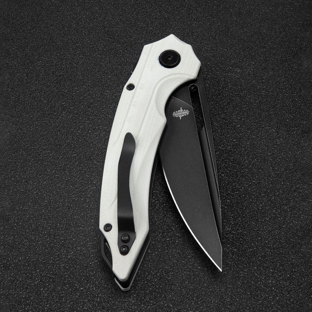 product variation White G10 Handle / Black Stonewash D2 Blade image