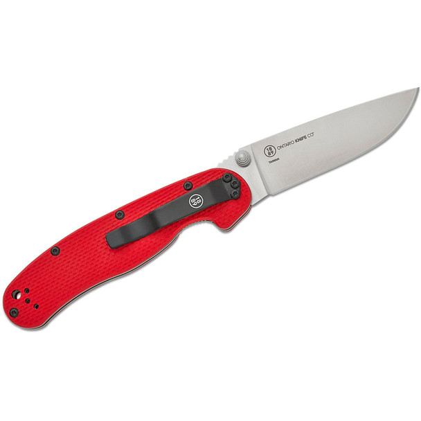 product variation ONTARIO KNIFE COMPANY RAT II 3in Linerlock Red G10 S35VN Folding Knife (ON8064) image