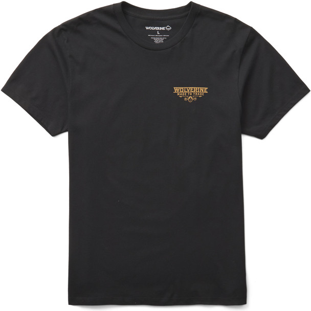 product variation WOLVERINE Men's Tombstone Rig Black Short Sleeve Graphic Tee (W1220188-1003) image