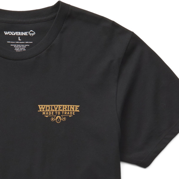 product variation WOLVERINE Men's Tombstone Rig Black Short Sleeve Graphic Tee (W1220188-1003) image