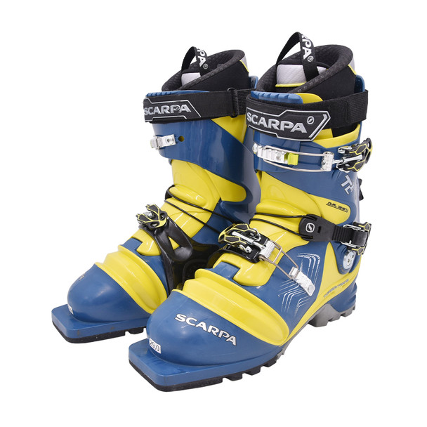product variation Open Box (Great condition, limited use): SCARPA Men T2 Eco, Color: True Blue/Acid Green, Size: 29 (12211/501.3-TbluAgrn-29.0) image