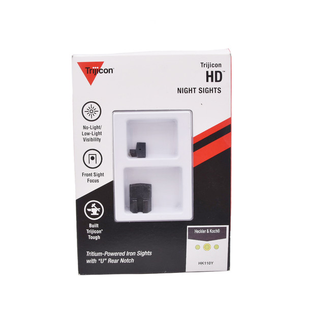 product variation Open Box (Great condition, limited use): TRIJICON HD Yellow Night Sight For H&K 45C,45C Tactical,P30,P30L (HK110Y) image