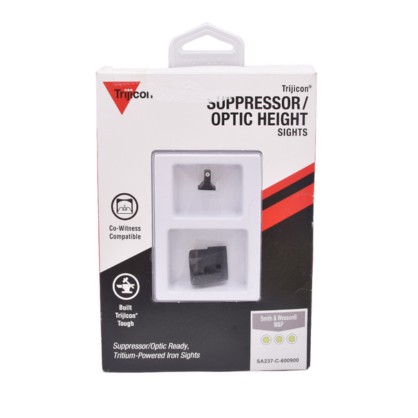product variation Open Box (Great condition, limited use): TRIJICON White Front and Rear with Green Lamps S&W M&P SD9VE, SD40VE Night Sight Suppressor Set (SA237-C-600900) image