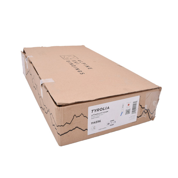 product variation Open Box (Great condition, limited use): TYROLIA Attack LYT 12 GW Brake 95mm A Matt White Ski Bindings (114596) image