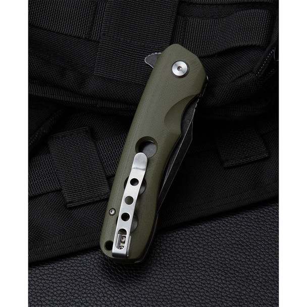 product variation Green G10 Handle | Black Stonewash D2 Blade image