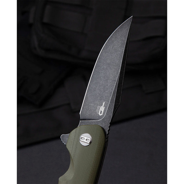 product variation Green G10 Handle | Black Stonewash D2 Blade image