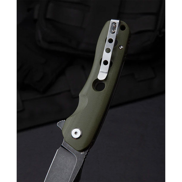 product variation Green G10 Handle | Black Stonewash D2 Blade image