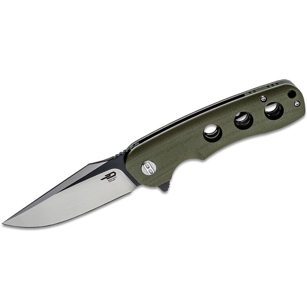 product variation Green G10 Handle | Satin+Black D2 Blade image