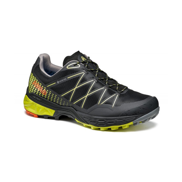 product variation Asolo Tahoe GTX men's low cut Gore-Tex hiking shoe in Black and Safety Yellow image