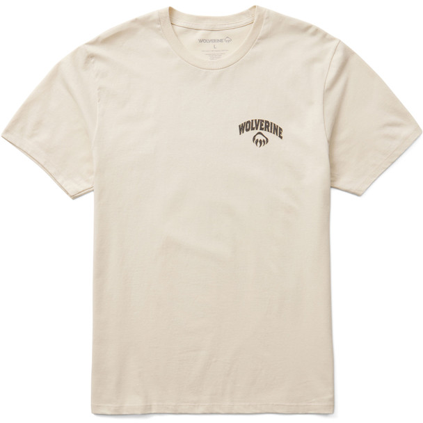 product variation WOLVERINE Men's Roadside Caf Natural Short Sleeve Graphic Tee (W1220188-1007) image