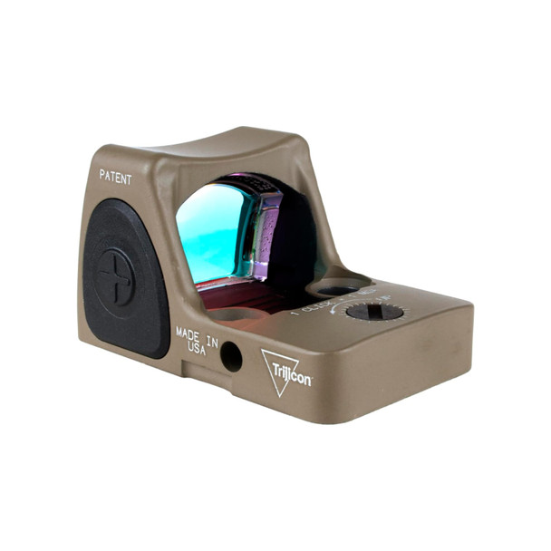 product variation TRIJICON Dual Defense RMR Type 2 FDE 3.25 MOA Reflex Red Dot Sight w/ M17/18 Mount and Can/Optic Height Night Sights (RM06-C-700816) image