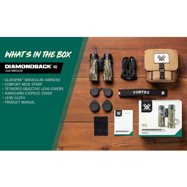 product variation VORTEX Diamondback HD 10x42 Mossy Oak Bottomland Binoculars (DB-215-OBL) image