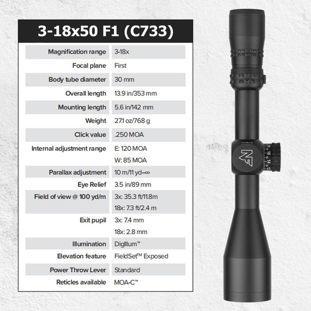 product variation MOA-C Reticle image