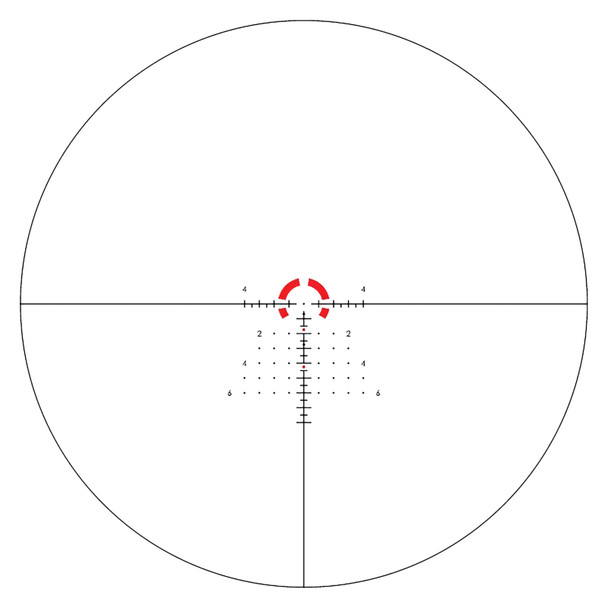 product variation EBR-8 BDC (MRAD) Reticle image