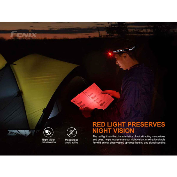 product variation FENIX HM70R 1600 Lumens Black Rechargeable Headlamp (HM70R) image