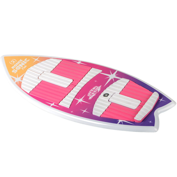 product variation RONIX Girl's Fish Sonic 3'9" Pink Splash Wakesurf Board (252403) image