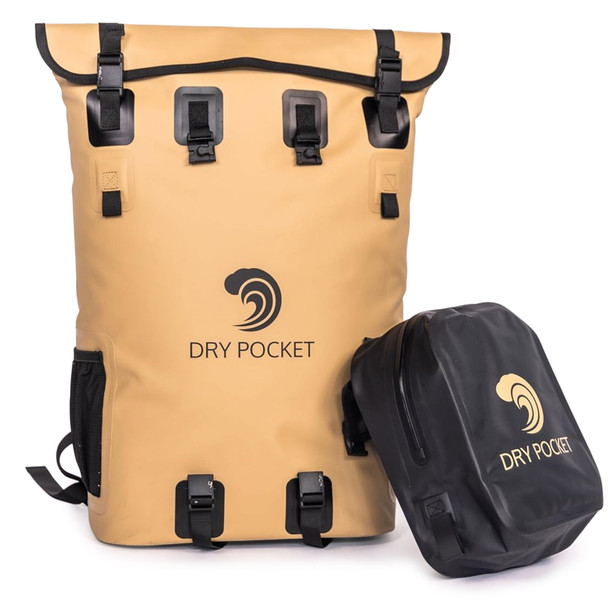 product variation DRY POCKET Bellavia Waterproof Desert Storm Floating Backpack Cooler With Dry Bag (1174) image