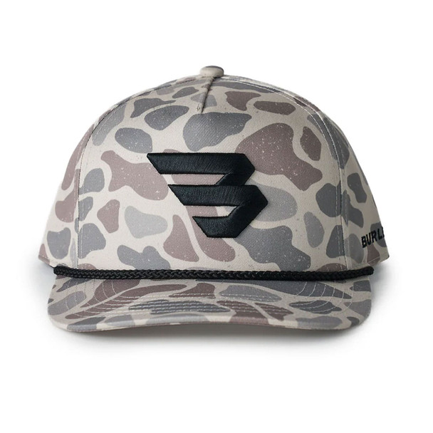 product variation Burlebo Flying B Classic Deer Camo low profile snapback cap with curved bill image
