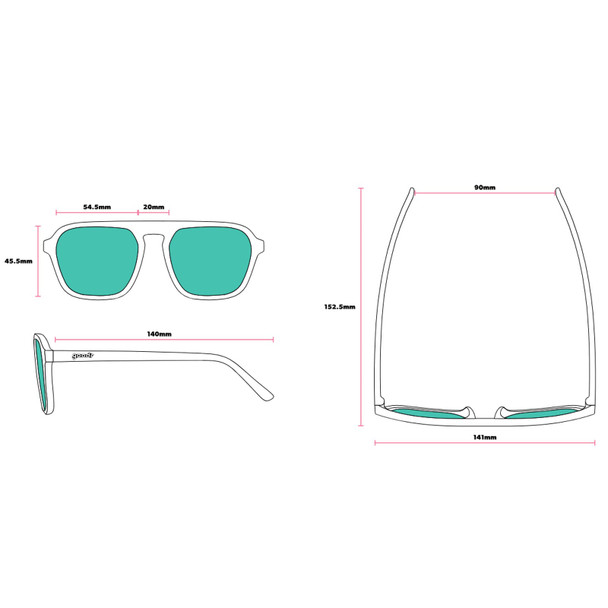 product variation GOODR Go With the Glow Sunglasses (G00635-RTG-02) image