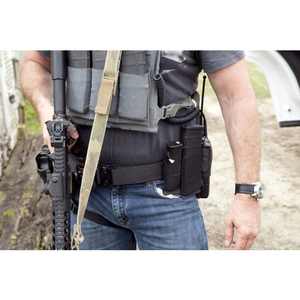 product variation BLUE FORCE Belt Mounted Ten-Speed Black Single Pistol Mag Pouch (BT-TSP-PISTOL-1-BK) image