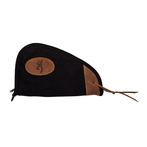 product variation BROWNING Lona Canvas/Leather Black/Brown 11in Pistol Rug (1423889911) image
