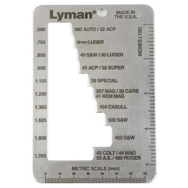 product variation LYMAN E-Zee For Pistol And Revolver Case Gauge (7832217) image