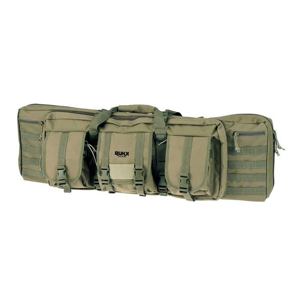 product variation Green Rukx Gear tactical 42 inch double rifle case for two full size rifles image