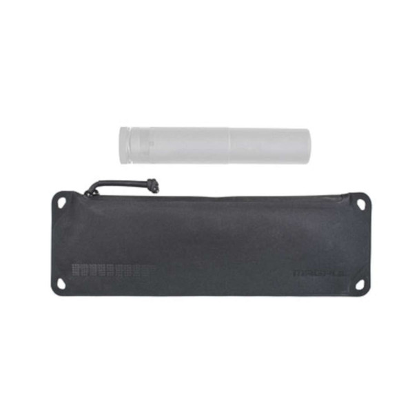 product variation Magpul Industries DAKA Suppressor Pouch, Large 13"x4.25", Fits 7.62 Sized Suppressors, Not To Be Used With Hot Suppressors, Reinforced Polymer Fabric, Black MAG877-001 image