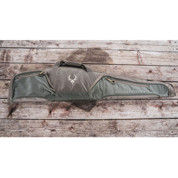 product variation EVOLUTION OUTDOOR Hill Country II Series Green/Walnut Rifle Case (44368-EV) image