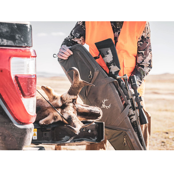 product variation EVOLUTION OUTDOOR Hill Country II Series Green/Walnut Rifle Case (44368-EV) image