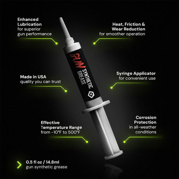 product variation GRITR Gun Synthetic Grease 0.5 fl oz w/ Syringe Applicator image