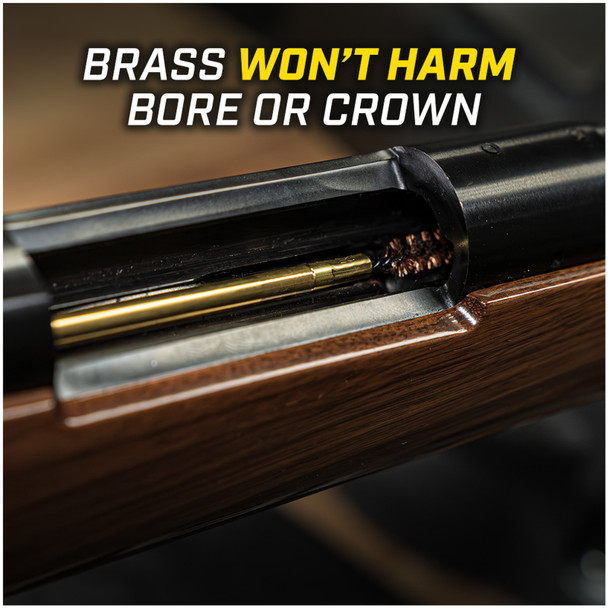 product variation OTIS 1-Piece .22 Cal 36in Brass Gun Cleaning Rod with Rotating Handle (FG-SROD-22B) image