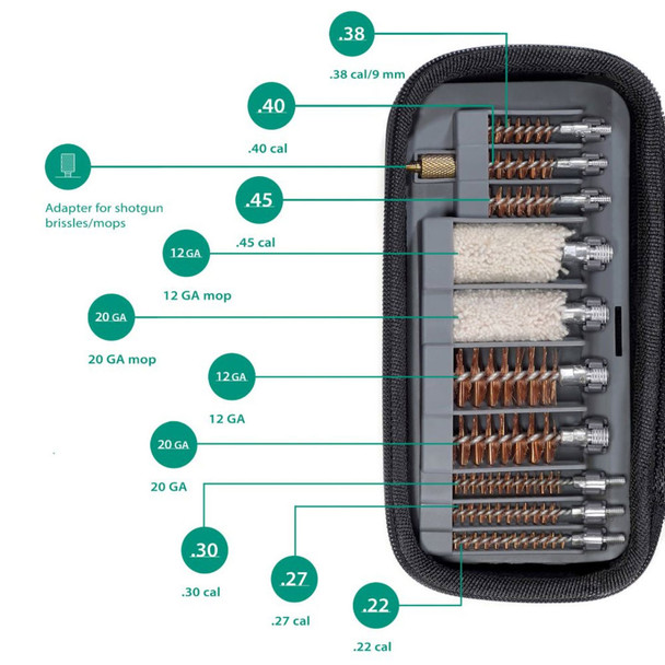 product variation FIX IT STICKS 15-65in Multi-Torque Driver Kit with GRITR Multi-Caliber Cleaning Kit and GRITR Gun Cleaner and Lubricant (FISMUTK+MULTI-CLN-KIT+GCL) image