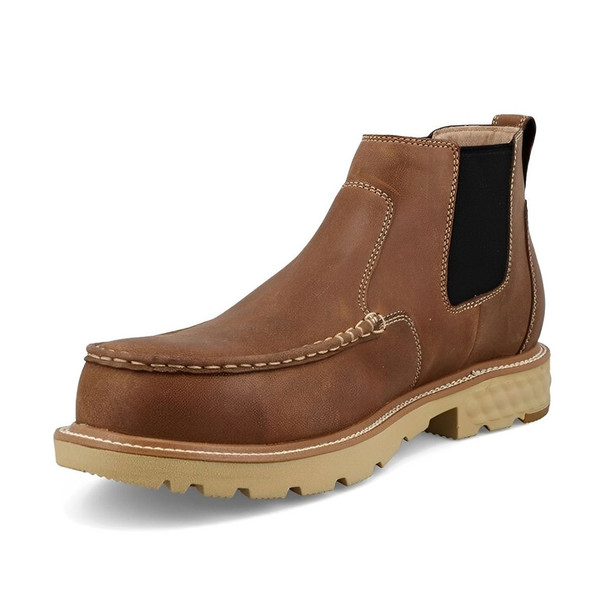 product variation Open Box (Damaged package): TWISTED X Men's 4" Work Chelsea Boot, Color: Ginger, Size: 10.5, Width: M (MXCN002-M-10.5) image