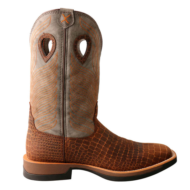 product variation Open Box (Damaged package): TWISTED X Men 12" Tech X Boot, Color: Brown & Grey, Size: 10, Width: D (MXW0003-10-D) image