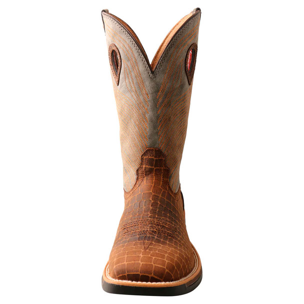 product variation Open Box (Damaged package): TWISTED X Men 12" Tech X Boot, Color: Brown & Grey, Size: 10, Width: D (MXW0003-10-D) image