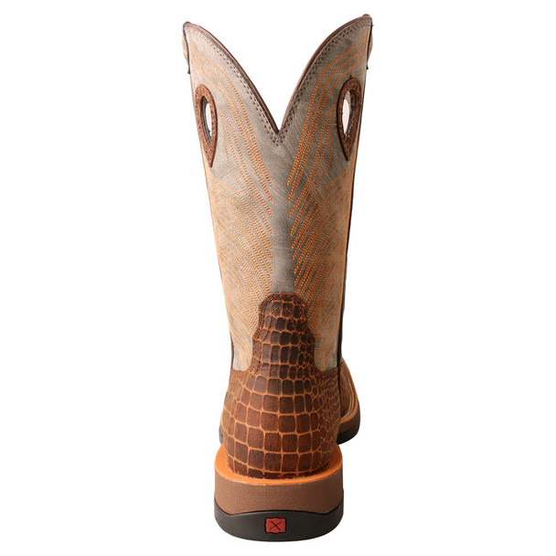 product variation Open Box (Damaged package): TWISTED X Men 12" Tech X Boot, Color: Brown & Grey, Size: 10, Width: D (MXW0003-10-D) image