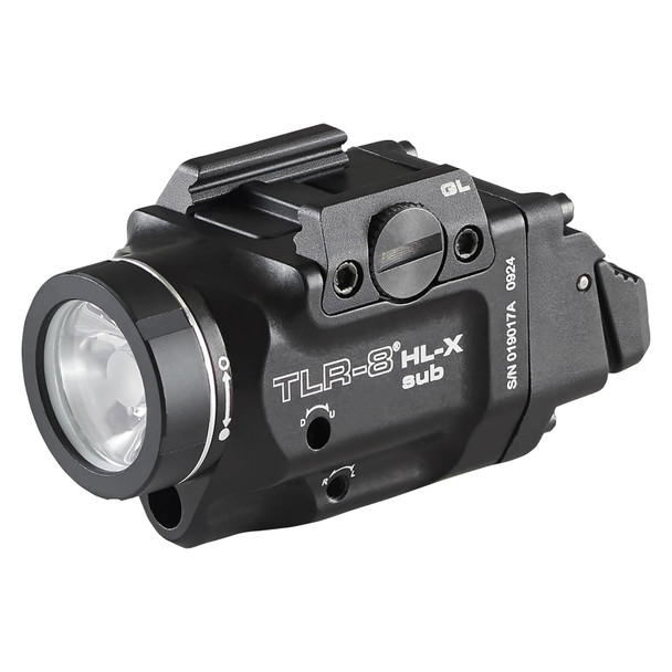 product variation STREAMLIGHT TLR-8 HL-X Sub 1000 Lumen USB Multi-Fuel With Red Laser For Glock 43X/48 Mos / 43X/48 Rail Gun Light (69466) image