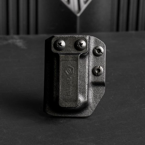 product variation GRITR Ambi IWB/OWB Mag Carrier - Fits 9mm/.357/.40 Cal Double-Stack Handgun Mags image