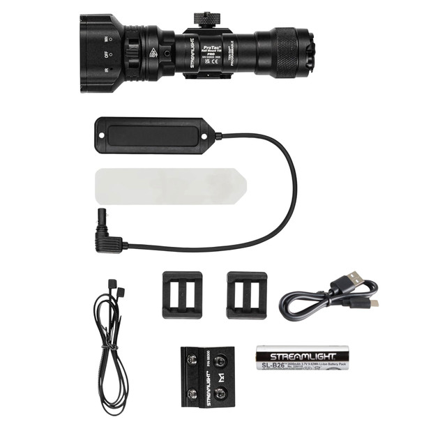 product variation STREAMLIGHT ProTac Rail Mount VIR USB Pro Multi-Fuel White and IR Long Gun Light (88139) image