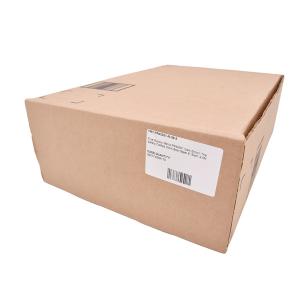product variation Open Box (Great condition, limited use): Frye Supply Men's FR40301 Dark Brown The Safety-Crafted Work Boot Steel 6" Boot, 9.5M image