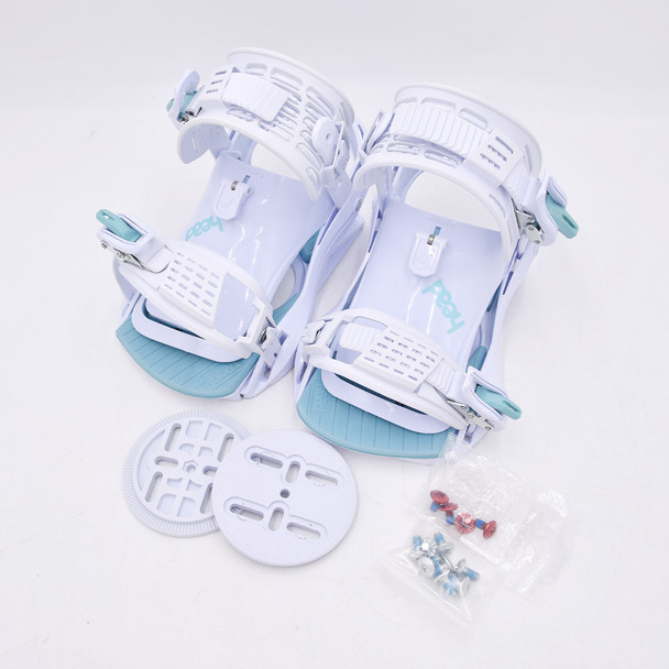 product variation Open Box (Great condition, limited use): HEAD FX FAY I LYT Women's Snowboard Bindings, Color: White, Size: S (341733-S) image