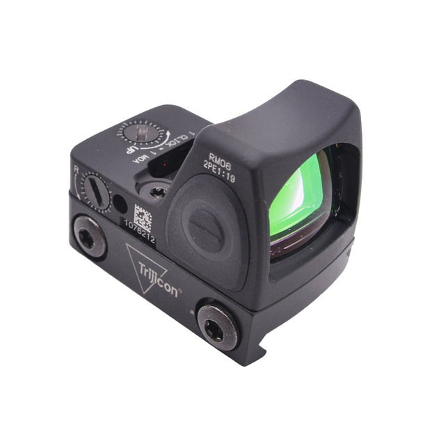 product variation Open Box (Great condition, limited use): TRIJICON RMR Type 2 3.25 MOA Red Dot w/RM33 Picatinny Rail Mount Adjustable LED Sight (RM06-C-700673_2) image