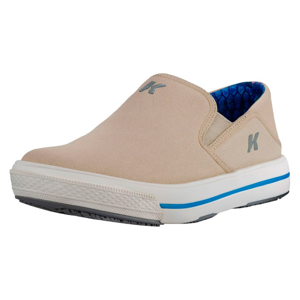 product variation KORKERS Women's Fish Moc Tarpon Shoe With Fixed Kling-On Deck Blue Sole (OS1500TN) image
