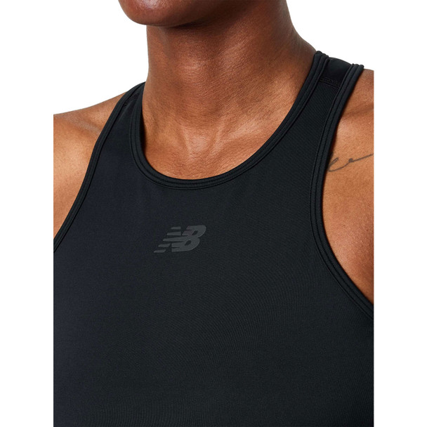 product variation NEW BALANCE Women's Fast Days Fitted Crop Black Tank (WT61Z010-BK) image