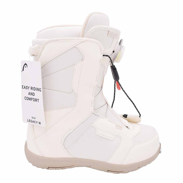 product variation Open Box (Great condition, limited use): HEAD LEGACY W BOA Women's Snowboard Boot, Color: White, Size: 245 (354625-245) image
