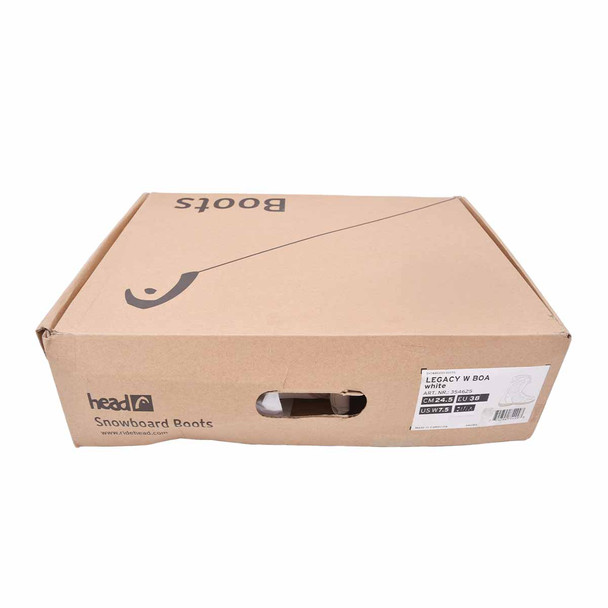 product variation Open Box (Great condition, limited use): HEAD LEGACY W BOA Women's Snowboard Boot, Color: White, Size: 245 (354625-245) image